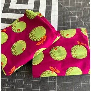 Kaffe Fassett for FreeSpirit - Oranges PWGP 177 Lime - Two 1 Yd Cuts, 2 Yd Total